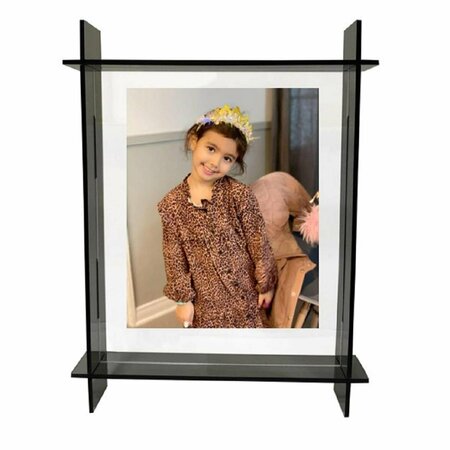 R16 HOME 5 x 7 in. Lucite Frame, Grey LPF01-GREY